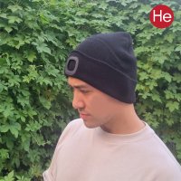 H 비니모자 항암모자 HEBIO BEANIE 딥블랙 와플 봄 여름용 얇은 공용 숏비니 와치캡