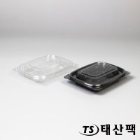 일회용 반찬용기 1칸 1000개 세트 밀폐 사각 포장용기 BU 001 D 201