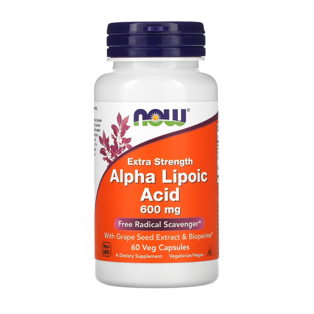 나우푸드 알파 리포산 600mg <b>Alpha Lipoic Acid</b> 60베지캡슐