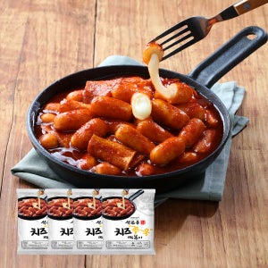 석관동떡볶이 치즈쭈욱맛 4팩