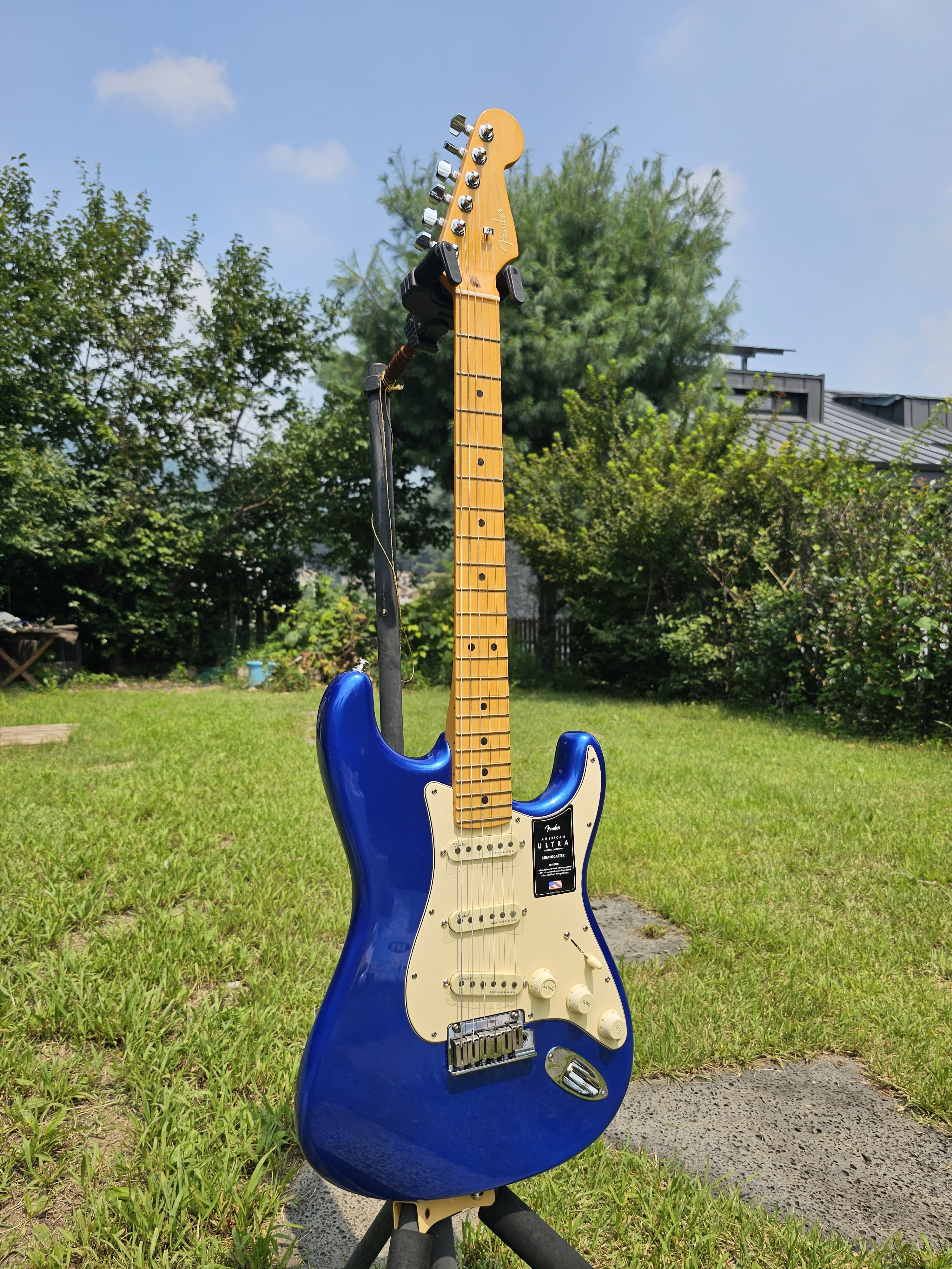 Fender 펜더 아메리칸 울트라 코브라 블루 SSS USA