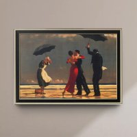 [아르스문디Arsmundi]잭 베트리아노 Jack Vettriano, The Singing Butler(1992), reproduction on canvas, framed