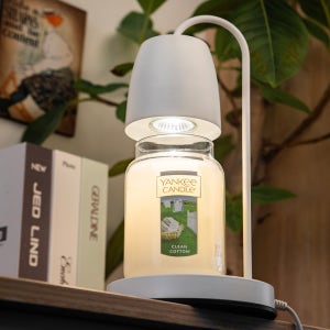 양키캔들 라지자 623 g 문나잇 캔들워머 세트 (국내산, 밝기조절) 화이트, 바하마 브리즈