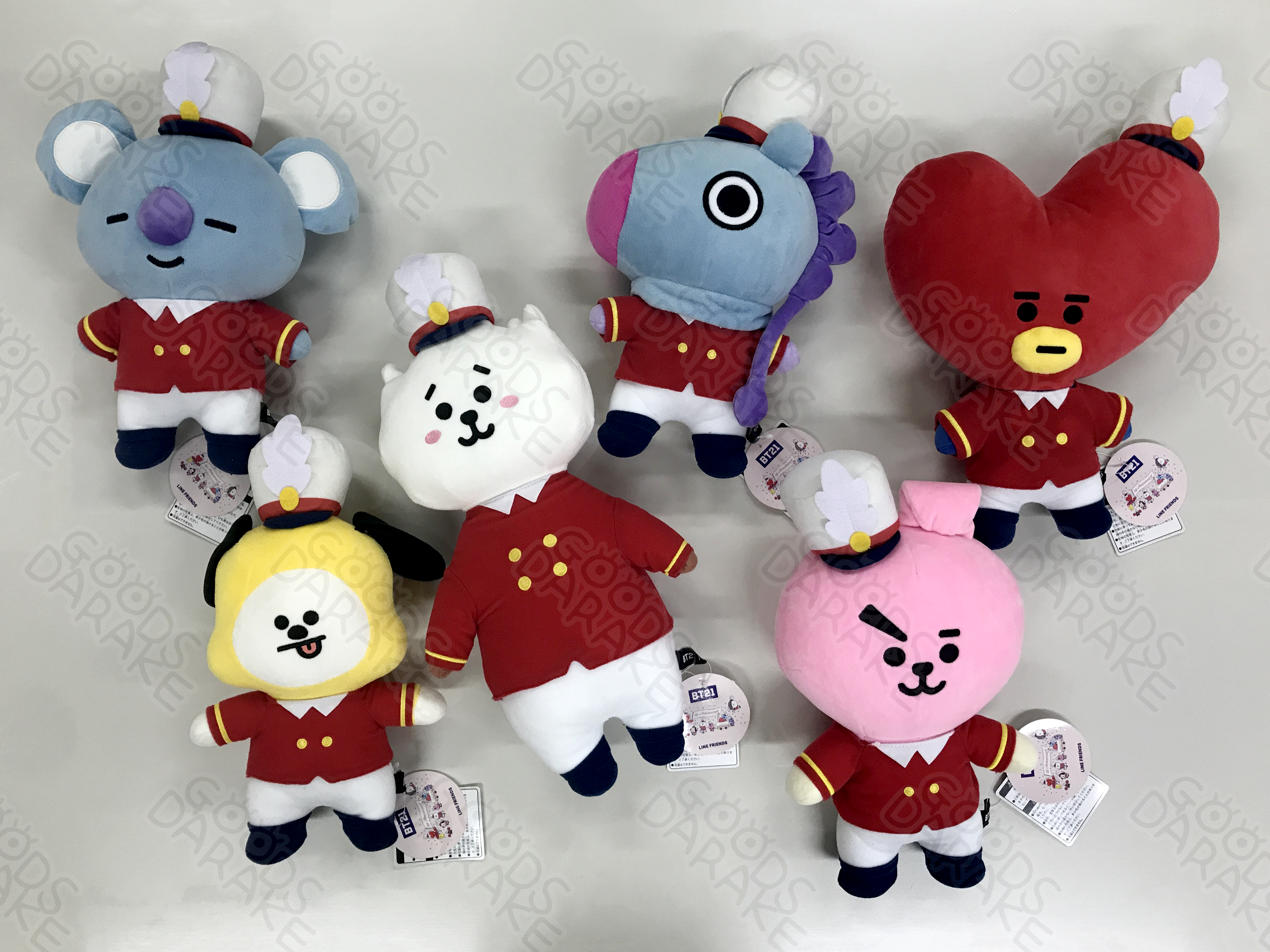 BT21 봉제인형 1주년 1st Anniversary BTS JPFC 일본팬클럽회원한정판
