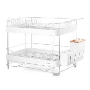 네이처닉 뉴스페이스 식기 건조대 2단 확장형 싱크대 설거지 그릇 접시 정리대