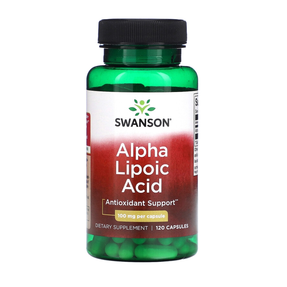 스완슨 알파 리포산 <b>Alpha Lipoic Acid</b> 100mg 120캡슐