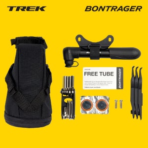 트렉 본트래거 플랫 팩 미니펌프 멀티툴 타이어레버3개 펑크패치 공구가방