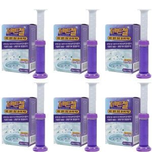 퍼펙트젤 변기크리너 변기세정제 욕실세제 6개입(12개월분)
