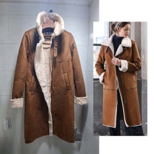 40대 30대 가죽 겨울 중년 무스탕 우아한 인기 퍼 여성 출근 트렌드 세련된 가성비 양털코트 코트