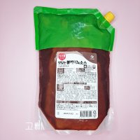 CJ 이츠웰 맛있는 볼케이노소스 2kg 매운맛 치킨소스