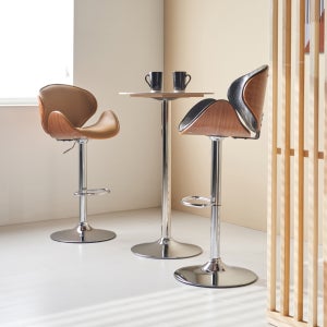 체어팩토리 92바텐 가죽 회전 높이조절 가죽 업소용 바텐의자