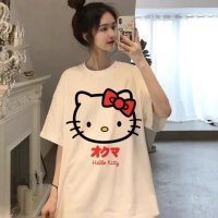 슬램덩크 산왕 북산 풍전 료난 농구 매니아 돌격 대장 반티 반팔 티셔츠 굿즈 Sanrio-일본 애니메이션 헬로 키티 의류 웃긴 고딕 쿠로미 루즈한 탑 맨 티 Y2k 커플 하라주쿠