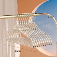 산리오 쿠로미 시나모롤 책상 탕비실 정리대 수납함 연필 꽂이 Ins 안티 아크릴 행거 반짝이 클리어 코트 크리스탈 의류 홀더 옷장 보관 성인용 건조 랙 10 개