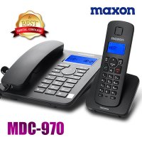 맥슨 MDC-970 1.7GHz 디지털 유무선전화기 KC인증 스피커폰