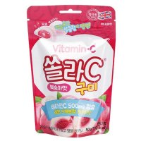 쏠라-C 구미 복숭아맛 50g