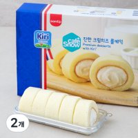 삼립 케이크 끼리 진한 크림치즈 롤케익 330g 2개