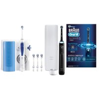 BRAUN 오랄비 Genius S 7500+AquaJet MD20 Oral Cleanser