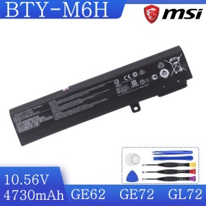 MSI GP62 GL62 GL72 GP72 노트북 BTY-M6H 호환용 G
