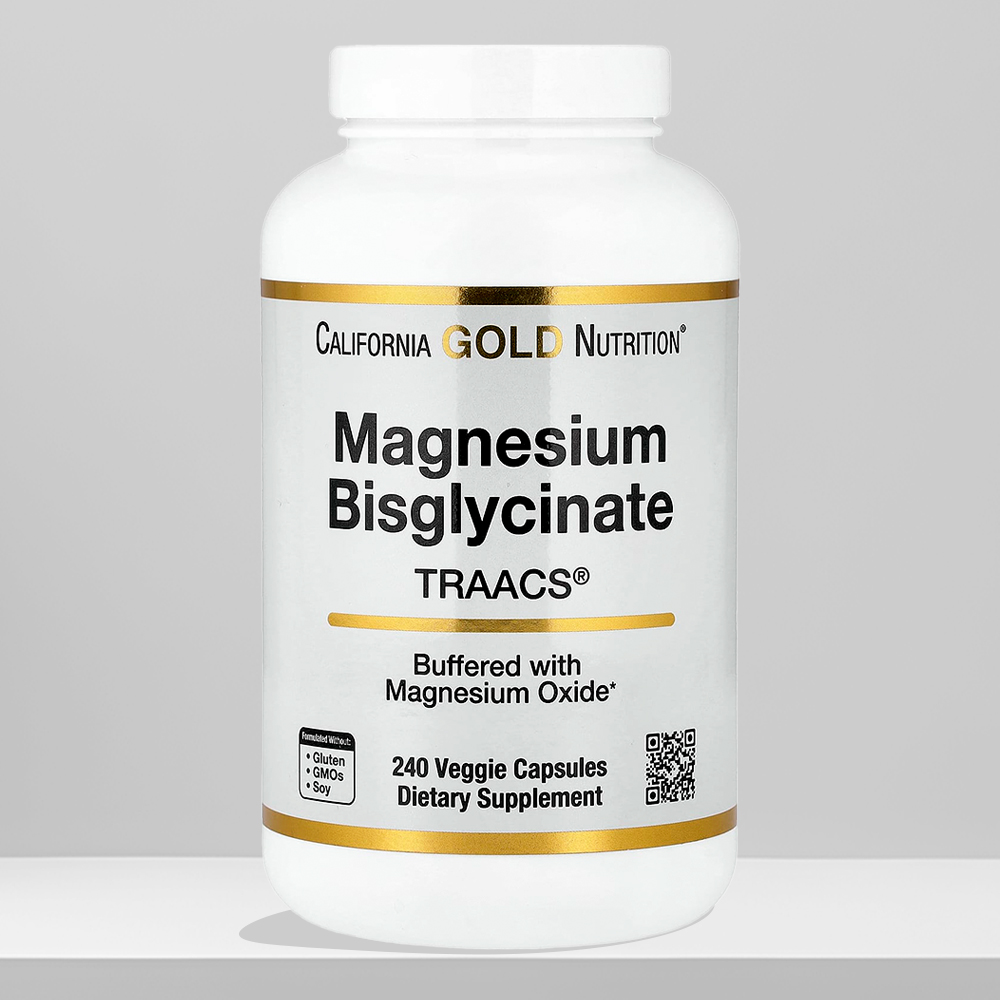 캘리포니아 골드 뉴트리션 <b>마그네슘</b> 비스<b>글리시네이트 킬레이트 200mg</b> 240정, 1개