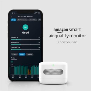 Amazon Smart Air Quality Monitor – 공기를 알고 알렉사와 함께 작동 인증된 인간용 장치