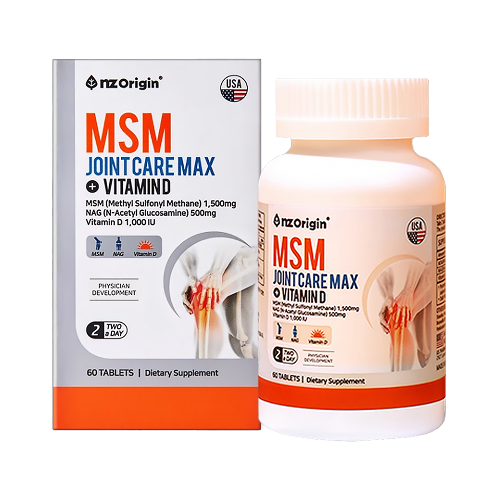 미국산 관절 연골 뼈 건강 <b>엔젯오리진 엠에스엠</b> 조인트 케어 맥스