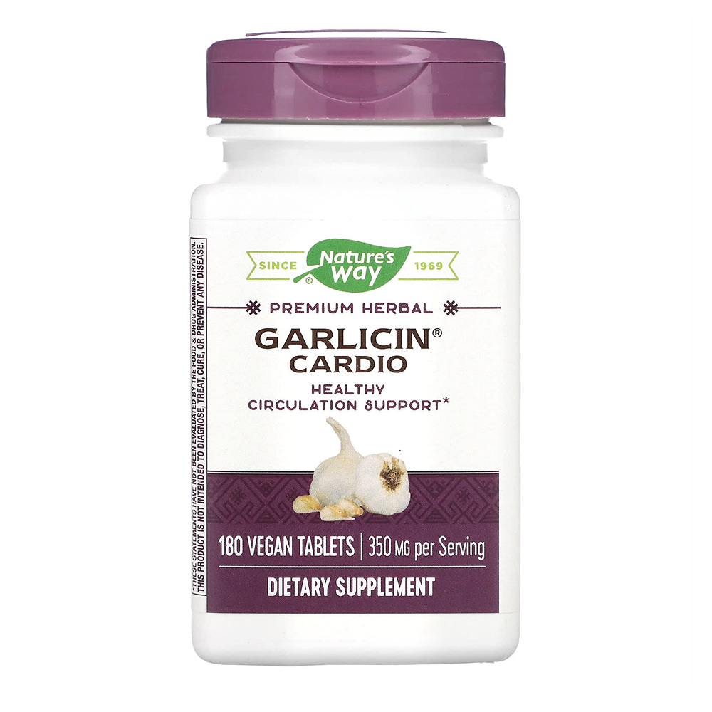 네이쳐스웨이 Garlicin 카디오 350mg 베지 정제 180정