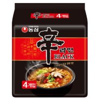 농심 혼밥 신라면블랙(멀티팩) 134g x 16개 존맛탱 부대찌개 자취 간편식 캠핑 부식 탕비실 1박스