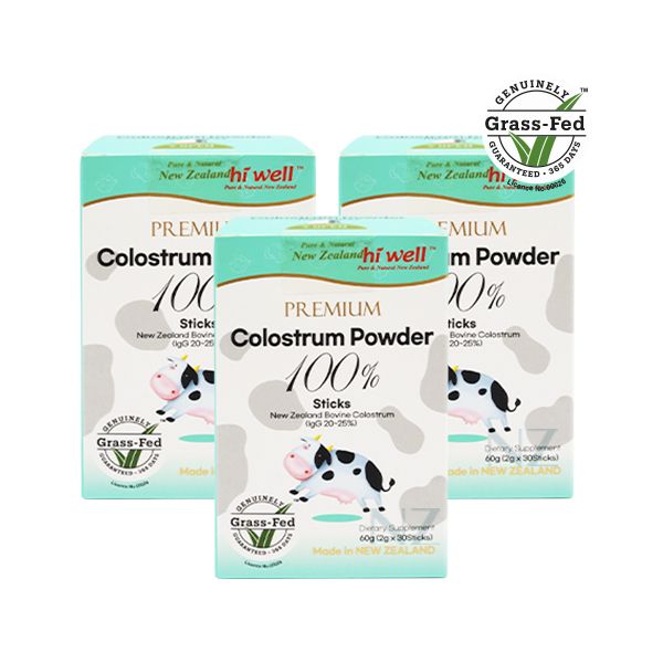 하이웰 <b>프리미엄 초유 파우더 100</b>% <b>스틱</b> 30개입 X3개