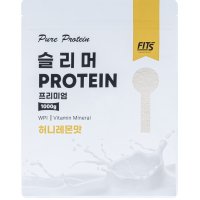 핏츠 슬리머 프리미엄 허니레몬맛 차전자피 WPI 단백질 보충제 1kg