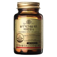 솔가 마그네슘 위드 비타민 B6 550mg x 100정