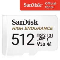 샌디스크 마이크로 SD 카드 HIGH 512기가 512GB 블랙박스 CCTV 인스타 360 메모리카드