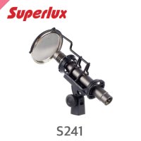 SUPERLUX 수퍼럭스 S241 단일지향성 콘덴서마이크 /성가대,어쿠스틱악기/윈드스크린/쇽마운트포함