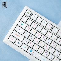 XDA 네온사인 키캡 PBT 한글/영어각인 한무무 앱코 기계식 키보드 키캡 (127키)