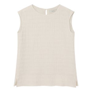 [캐리스노트] 크링클 슬리브리스 아이보리 CN3MBL406IV