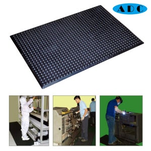 ADC 피로예방매트 제전형 (900x600x16mm) 정전기방지 두꺼운 고무발판 깔판 매트