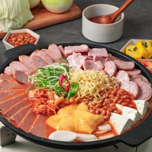 핵이득 마켓 참피디 햄 폭탄 치즈 부대전골 부대찌개 밀키트 1kg