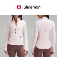 룰루레몬 Lululemon 공홈 크롭 디파인 루온 자켓 요가복 요가 헬스 운동복 핑크