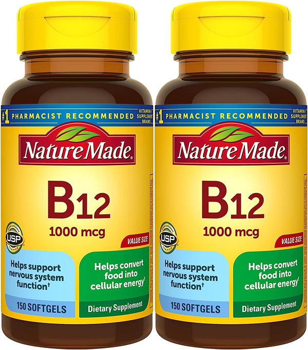 네이처메이드 <b>비타민B</b>12 1000mcg 150소프트젤 2팩