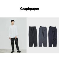 그라프페이퍼 Graphpaper Scale Off Wool Slim Chef Pants