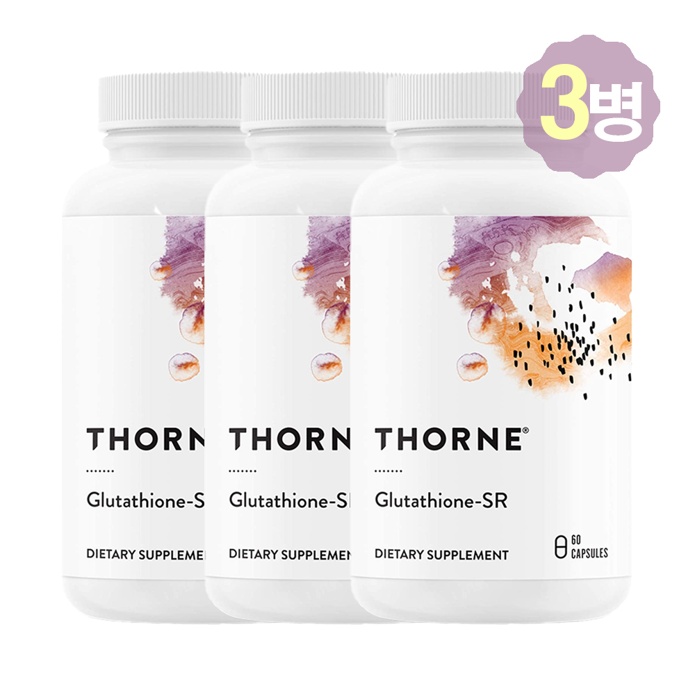 [2+1] 쏜리서치 <b>글루타치온</b> <b>SR</b> 60캡슐 Glutathione <b>SR</b>