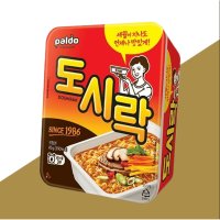 팔도 점보도시락 대형 라면 컵라면 대형 729g 8인분