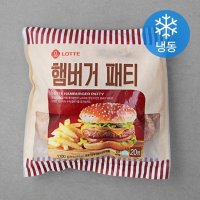 롯데푸드 기타 즉석요리 햄버거 패티 (냉동) 1.1kg 1개