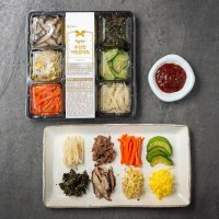 쉐푸드 혼합반찬 반찬세트 비빔밥 세트 380g 1개