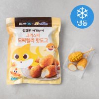 집으로온 핫도그 핑크퐁 아기상어 크리스피 모짜렐라 (냉동) 600g 1개