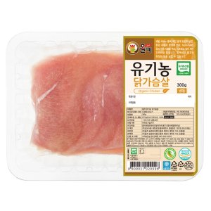 유기농마루 훈제 닭가슴살 마늘맛 100g