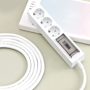 스윗홈 고용량 멀티탭 국산 안전 접지 건조기 연장선 에어컨 전용 3구 10m