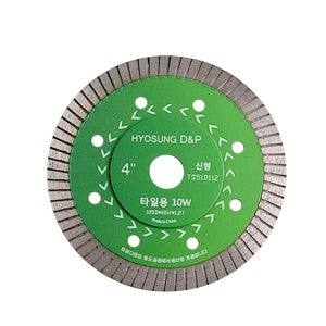 공구하자 효성 105mm 그라인더날 초록 타일