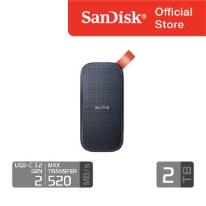 샌디스크 포터블 SSD 2 TB 테라 SDSSDE30 외장 저장장치