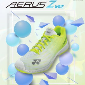 요넥스 남녀 배드민턴화 에어러스Z2 와이드 (23년형) SHB-AZ2WEX (GR/Y)