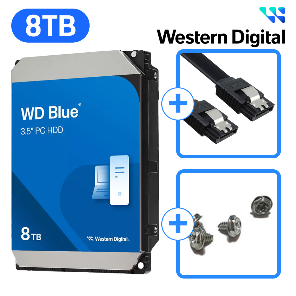 WD Blue 8TB WD80EAAZ CMR방식 256MB 버퍼메모리 8테라 하드디스크
